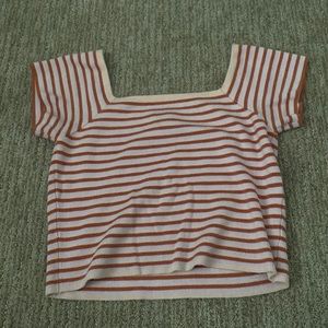 Striped Crop Top